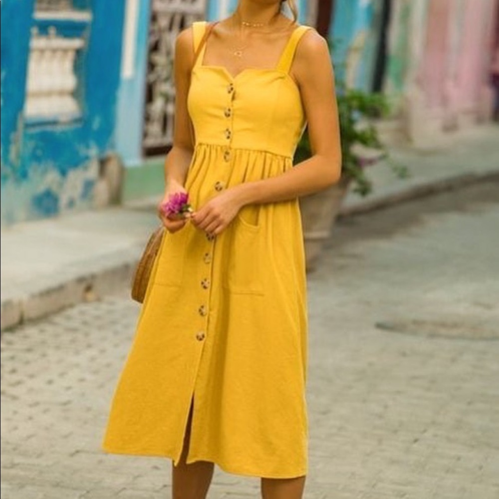 Seven Wonders Label Helena midi strappy dress. - Picture 2 of 11